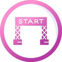 Start Line Vector Icon