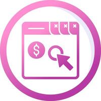 Pay Per Click Vector Icon