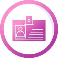 Id Card Vector Icon