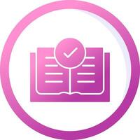 Open Book Vector Icon