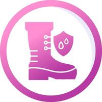 Waterproof Shoes Vector Icon