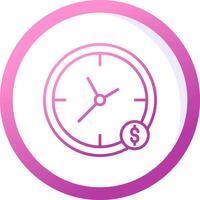 Time Is Money Vector Icon