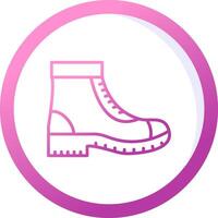 Military Boot Vector Icon