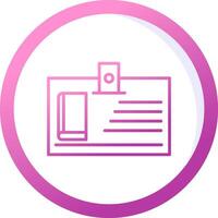 Library Card Vector Icon