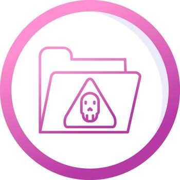 icono de vector de carpeta