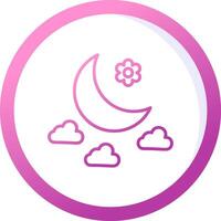 Moon Vector Icon