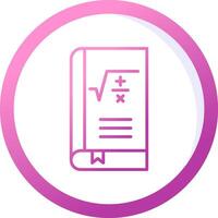 Maths Book Vector Icon