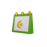 eid mubarak 3d icona rendere clipart png