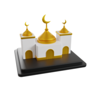 Adha mubarak 3d icon render clipart png