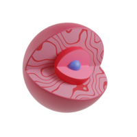 biologia 3d icone rendere clipart png