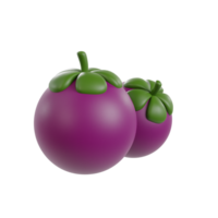 tropisch fruit 3d icoon geven clip art png