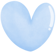 bleu cœur icône png