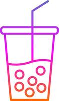 Soft Drink Line Gradient Icon vector