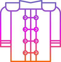 Marching Uniform Line Gradient Icon vector