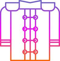 Marching Uniform Line Gradient Icon vector