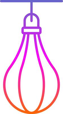 Speed Bag Line Gradient Icon