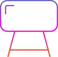 Buck Line Gradient Icon vector