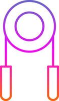 Hand Grip Line Gradient Icon vector