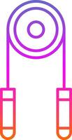 Hand Grip Line Gradient Icon vector