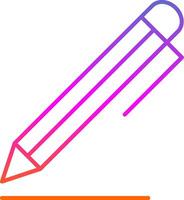 Pen Line Gradient Icon vector