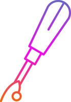 Seam Ripper Line Gradient Icon vector