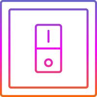 Switcher Line Gradient Icon vector