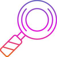 Search Line Gradient Icon vector