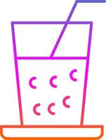 Drinks Line Gradient Icon vector