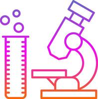 Laboratory Line Gradient Icon vector