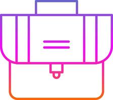 Suitcase Line Gradient Icon vector