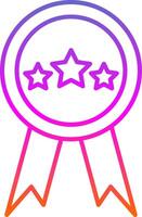 Quality Line Gradient Icon vector