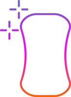 Soap Line Gradient Icon vector