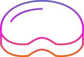 Steak Line Gradient Icon vector