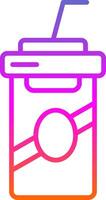 Soft drink Line Gradient Icon vector