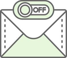 Off Green Light Fillay Icon vector