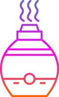 Air Diffuser Line Gradient Icon vector