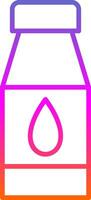 Water Bottles Line Gradient Icon vector