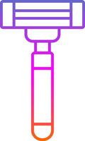 Razor Line Gradient Icon vector
