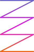 Spring Line Gradient Icon vector