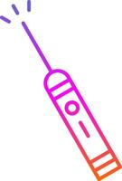 Laser Pen Line Gradient Icon vector