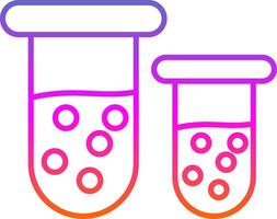 Physics Line Gradient Icon vector