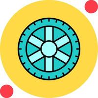 Tire Vector Icon