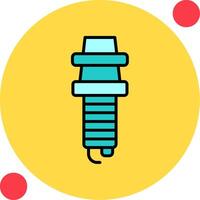 Spark Plug Vector Icon