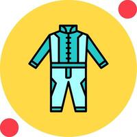 Race Suit Vector Icon