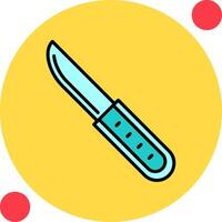 icono de vector de cuchillo