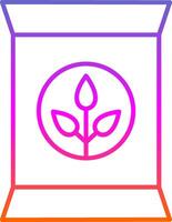 Fertilizer Line Gradient Icon vector