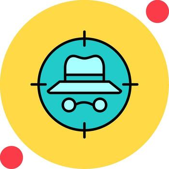 icono de vector de destino