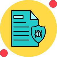 File protect Vector Icon