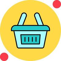 Shopping Basket Vector Icon