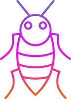 Insect Line Gradient Icon vector